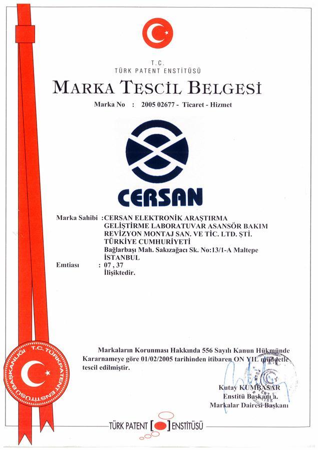 CERSAN Brand Registration