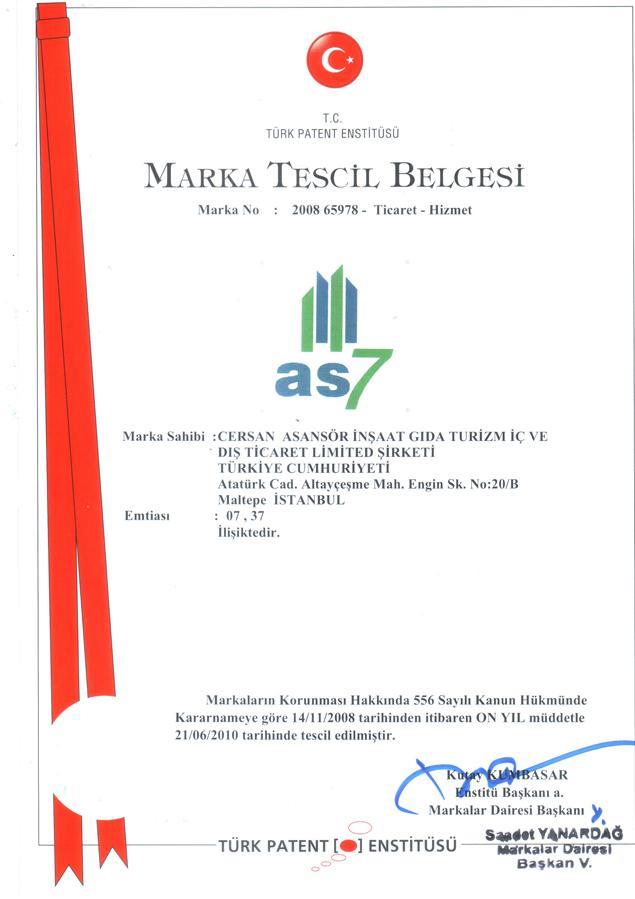 AS7 Marka Tescil
